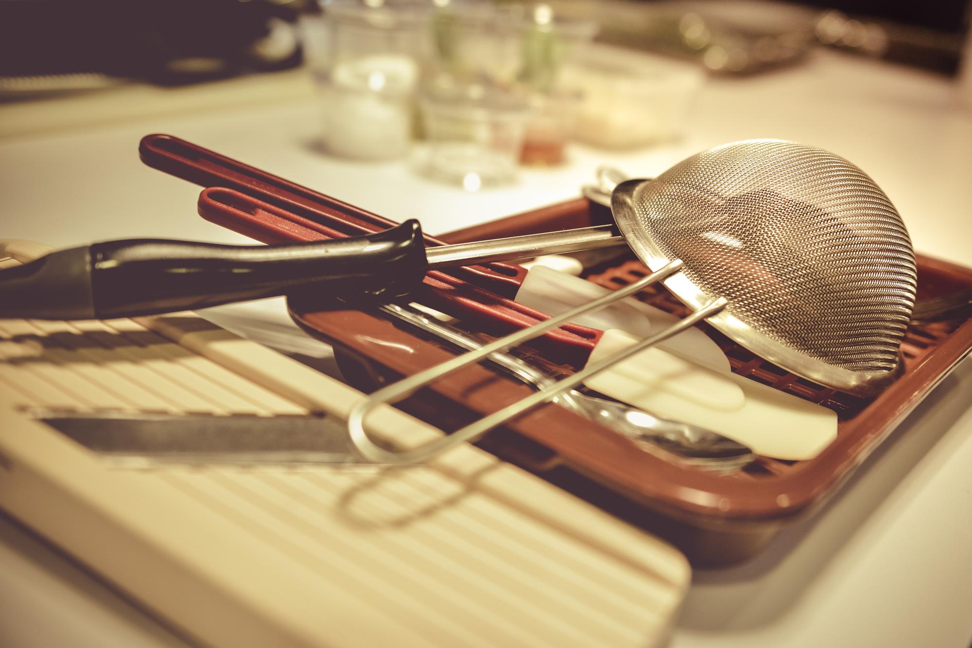 Set di utensili professionali da cucina